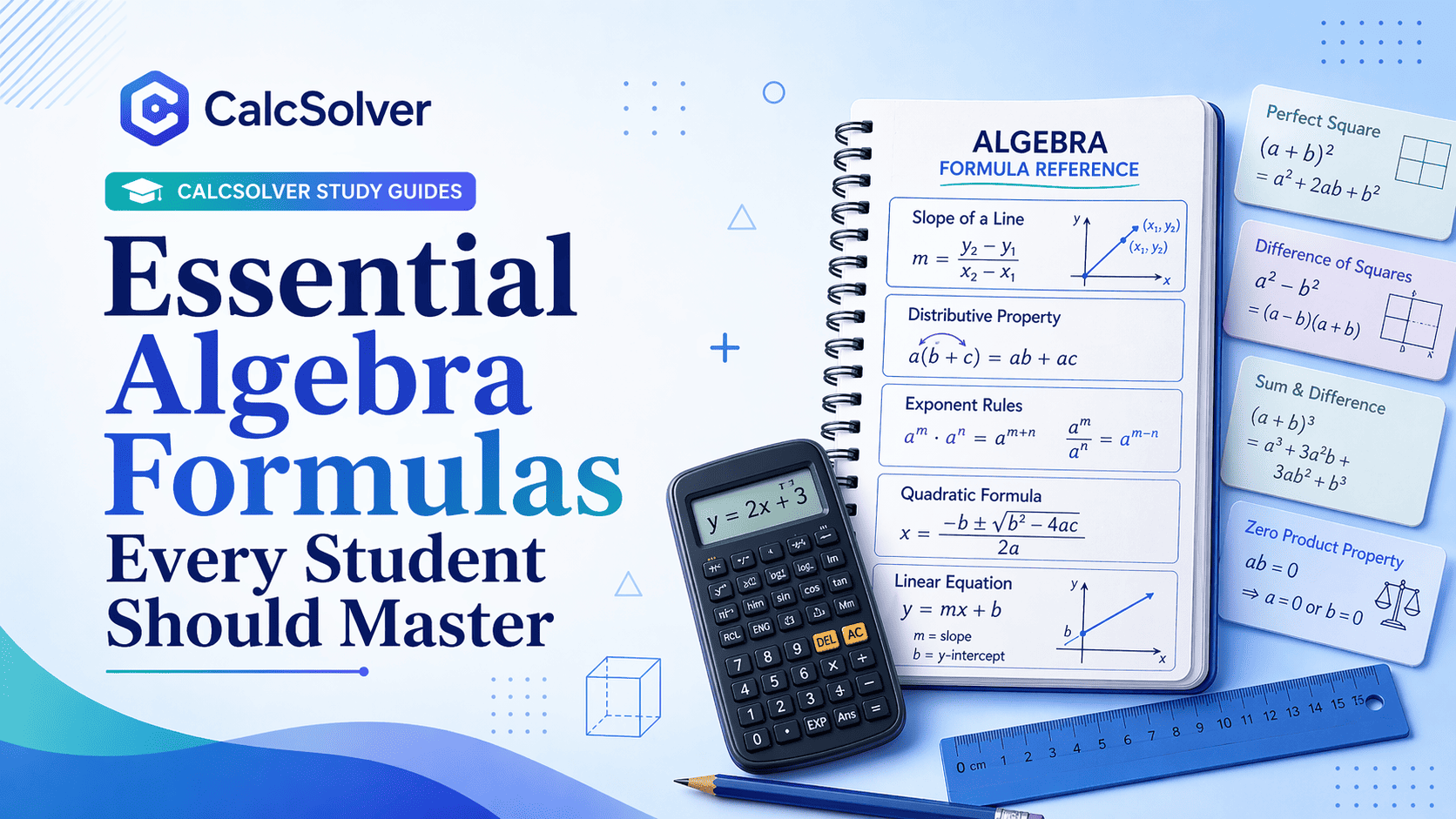 Essential Algebra Formulas Every Student Should Master article banner image